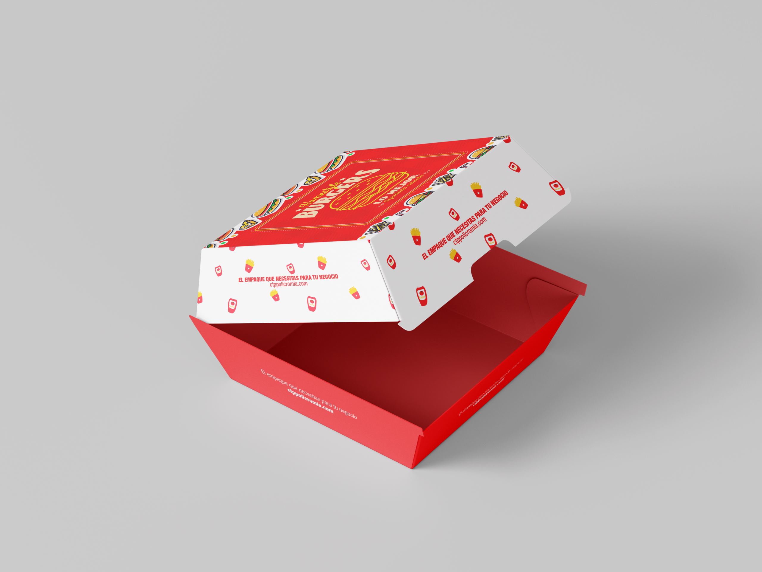CAJA HAMBURGUESA - Imagen 2
