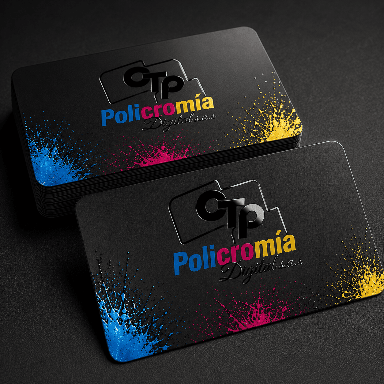 TARJETAS BRILLO UV 4X0